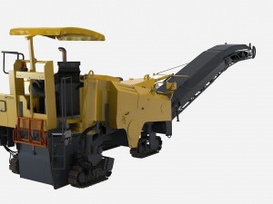 Asphalt cold milling machine Modelo 3D
