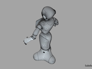 Pepper Robot Modelo 3D
