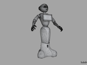 Pepper Robot Modelo 3D