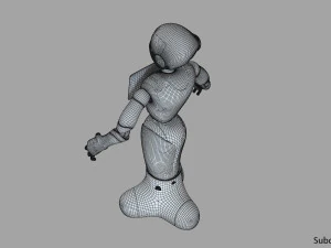 Pepper Robot 3D Model