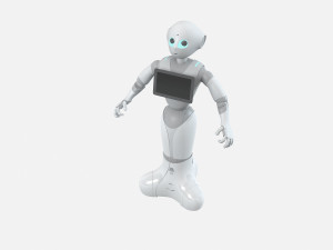 Pepper Robot Modelo 3D