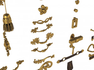 Cabinet Handles Set Modelo 3D
