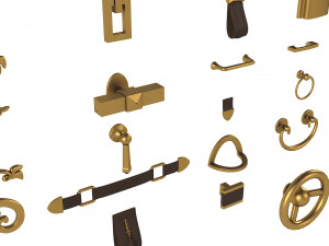 Cabinet Handles Set Modelo 3D