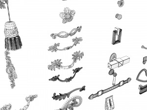 Cabinet Handles Set Modelo 3D