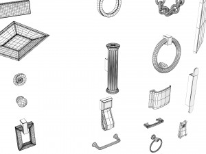 Cabinet Handles Set Modelo 3D