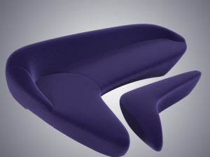 Zaha Hadid Moon System Sofa Furniture Modelo 3D