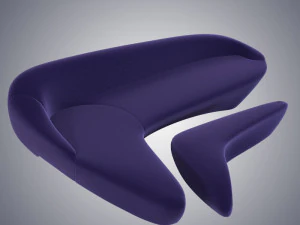 Zaha Hadid Moon System Sofa Furniture 3D Model