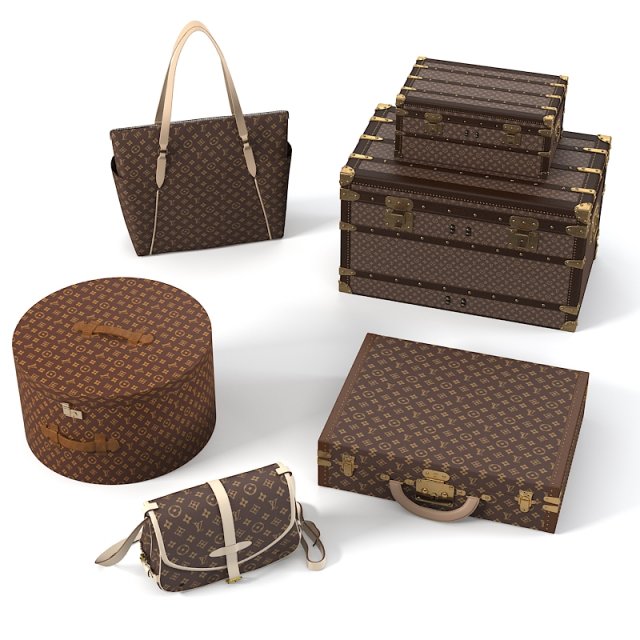 Louis Vuitton Trunks Briefcase 3D model