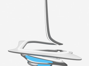 Zumtobel Lighteriors VorteXX Chandelier by Zaha Hadid 3D 모델