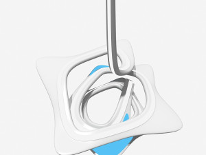 Zumtobel Lighteriors VorteXX Chandelier by Zaha Hadid 3D 모델