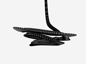 Zumtobel Lighteriors VorteXX Chandelier by Zaha Hadid 3D 모델