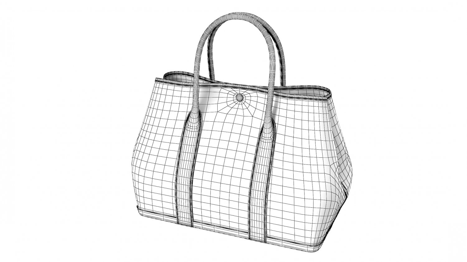 Hermes Herbag Zip Retourne Cabine Bag 3D Model