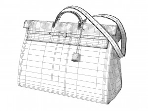 Hermes Herbag Zip Retourne Cabine Bag Model 3D