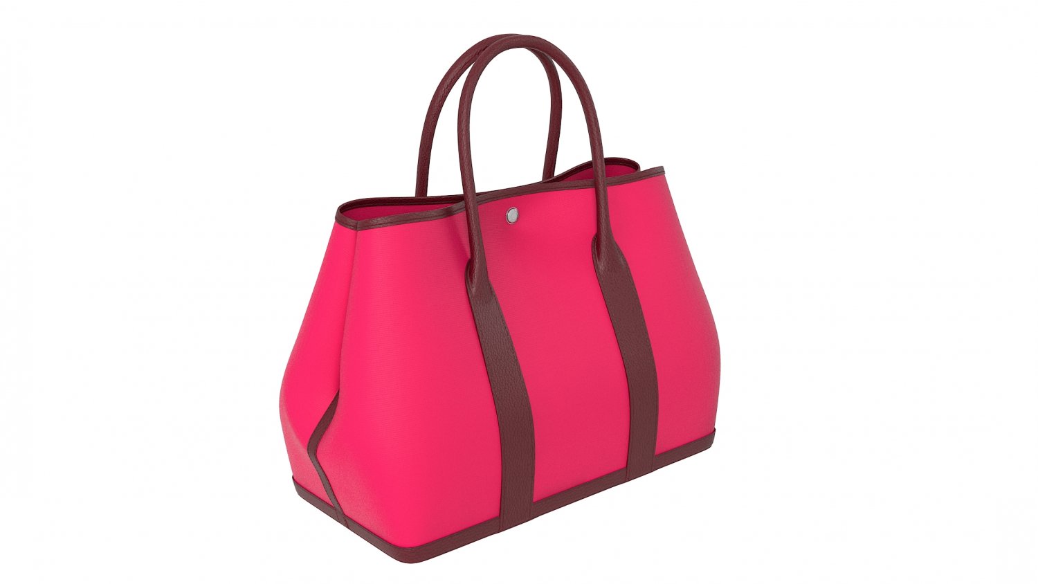 Hermes Pink Leather Garden Party 36 Bag 3D Model in Other 3DExport