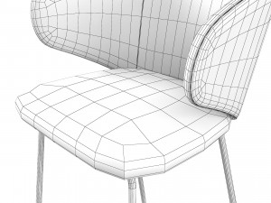 Matiss modern dining chair Model 3D