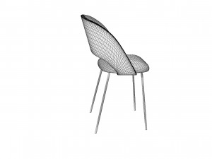 Mark dining chair modern Modello 3D