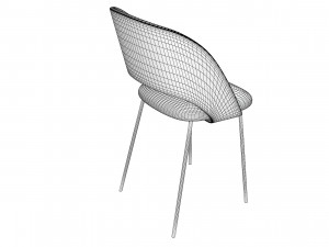 Mark dining chair modern Modello 3D