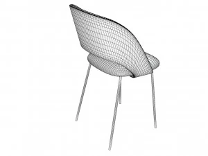 Mark dining chair modern 3D Model