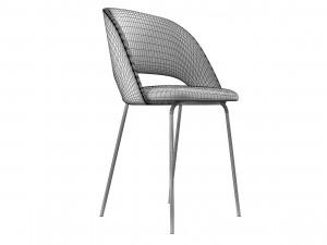 Mark dining chair modern Modello 3D
