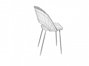 Mark dining chair modern Modello 3D