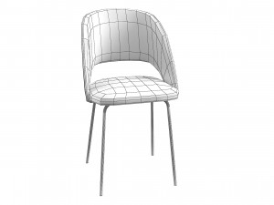 Mark dining chair modern Modello 3D