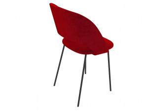 Mark dining chair modern Modello 3D