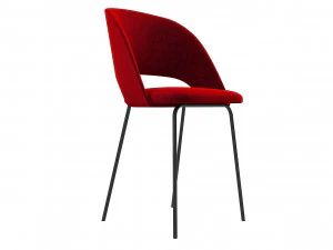 Mark dining chair modern 3D Model