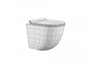 Fubini fb001 modern wc toilet floor contemporary Model 3D