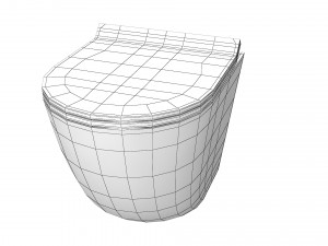 Fubini fb001 modern wc toilet floor contemporary Model 3D