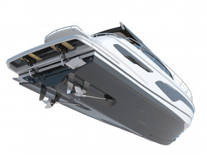 Princess V65 Yacht 3D Model