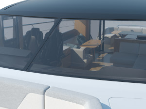 Princess V65 Yacht 3D Model