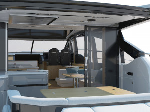 Princess V65 Yacht 3D Model