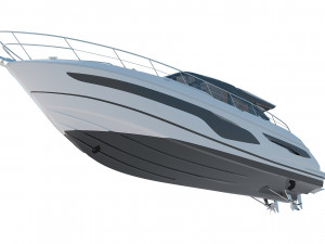 Princess V65 Yacht 3D Model