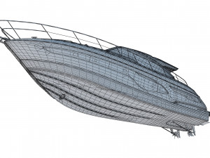 Princess V65 Yacht 3D Model