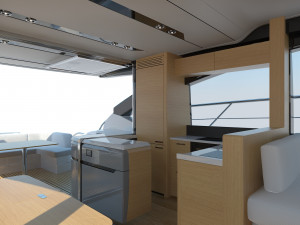 Princess V65 Yacht 3D Model