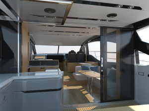 Princess V65 Yacht 3D Model