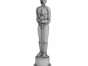Oscar statue Modello 3D