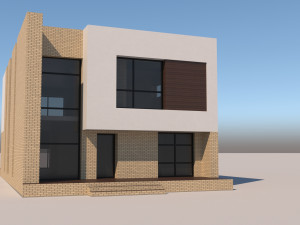 Modern house 3D मॉडल