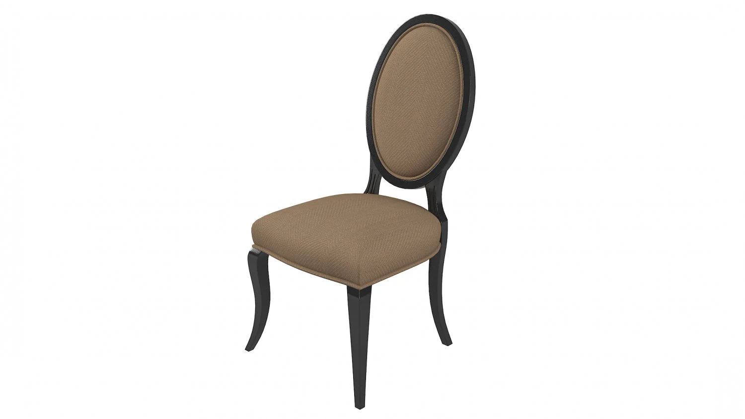 Modern classic dining side chair 3D Model .c4d .max .obj .3ds .fbx .stl .blend 