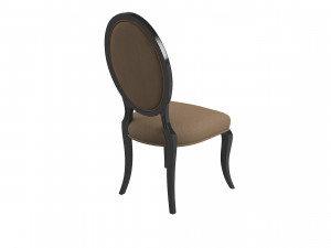 Modern classic dining side chair Model 3D