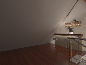 Barn Style Cottage with interior Modelo 3D
