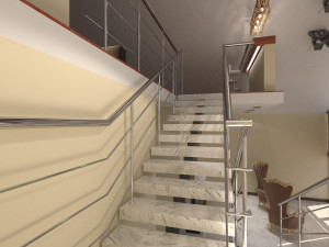 Barn Style Cottage with interior Modelo 3D