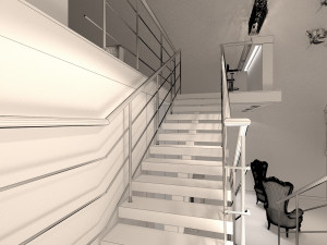 Barn Style Cottage with interior Modelo 3D