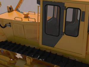 Bulldozer ChTZ 10M 3D Model