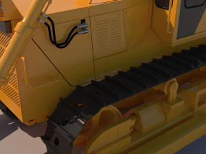 Bulldozer ChTZ 10M 3D Model