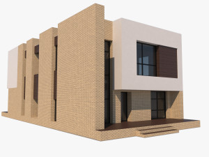 Modern Cottage Modelo 3D