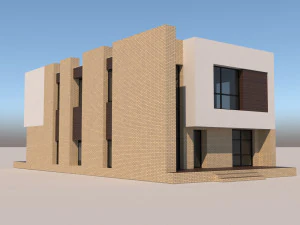 Modern Cottage 3D Model
