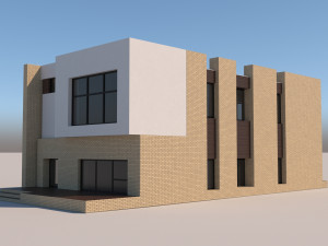 Modern Cottage Modèle 3D