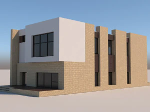 Modern Cottage 3D Model