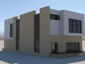 Modern Cottage Modèle 3D